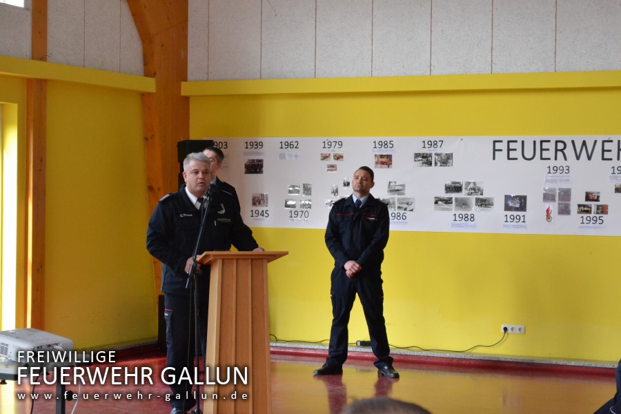 120 Jahre Feuerwehr Gallun - Geburtstagsbrunch